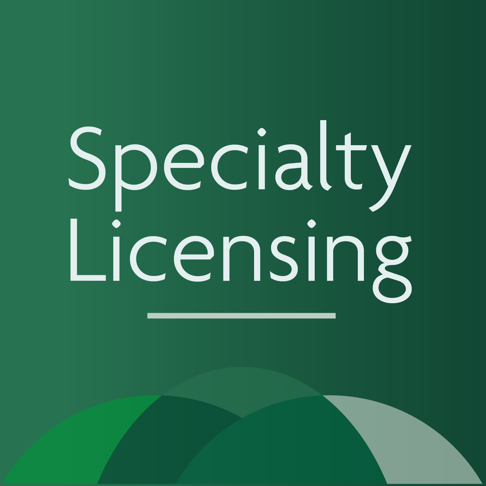 Specialty Licensing