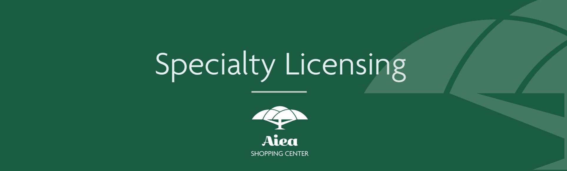 Specialty Licensing Aiea Shopping Center